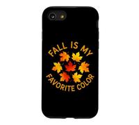 Fall is My Favorite Color Pumpkin Autumn Falling Leaves Case for iPhone SE (2020) / 7/8