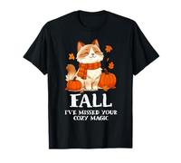 Fall Ive Missed Your Cozy Magic Autumn Cat Lover Kitten T-Shirt