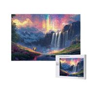 Fall Jigsaw Puzzles for Adults 120, Landscape Puzzles for Adults Wooden, Funny/Difficult/Impossible/Challenging Decompression Games, As a Birthday and Holiday Decor Gift for Women and Men M-887