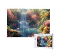 Fall Jigsaw Puzzles for Adults 120, Landscape Puzzles for Adults Wooden, Funny/Difficult/Impossible/Challenging Decompression Games, As a Birthday and Holiday Decor Gift for Women and Men M-755
