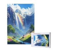 Fall Jigsaw Puzzles for Adults 3000 Rainbow Large Jigsaw Puzzles for Adults, Funny/Difficult/Impossible/Challenging Decompression Games, As a Birthday for Women and Men 2T-1858