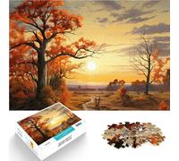 Fall landscape 1000 Pieces Puzzles for Adults Help the brain exercise addictive toys to cultivate patience Perfect decoration 38x26cm