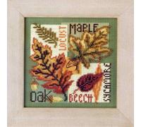 Fall Leaves - Cross Stitch Kit by Mill Hill