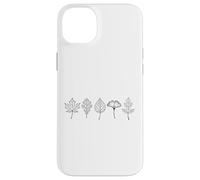 Fall Leaves Minimalist Line Art Leaves Print Case for iPhone 14 Plus