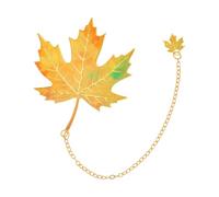 Fall Leaves Themed Metal Bookmarks with Chain Pendant Books Page Marker Reading Aid for Book Lover Readers Writers Leaves Vein Bookmarks