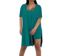 Fall Lounge Sets for Women Gym Wear Women Women's Activewear Sets Co Ord Clothes Pjs Set 2 Piece Outfits Two Pieces Plus Size Pajama Lounge Jogging Suits for UK Baby Blue Outfit Shorts Ladies