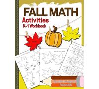 Fall Math Activities K-1 Workbook: Standards Aligned Reproducible