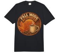 Fall Mode Activated Autumn Coffee Maple Leaf Comfort Colors Adult Heavyweight T-Shirt