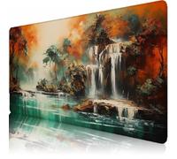Fall Mouse Pad 800 x 400 x 3 mm Extended Large Mouse Mat, Keyboard Mousemat, Desk Mat Workspace Decor with Anti-Slip Base & Anti-Fray Edges, Waterproof Desk Accessories for Work (Landscape) L-x6108