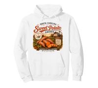 Fall North Carolina Sweet Potato Harvest Vintage Pullover Hoodie