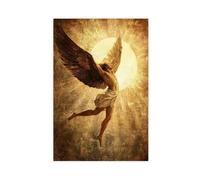 Fall of Icarus, Greek Mythology, Tragic Hero Icarus-gigapixel-scale-4x Canvas Poster Bedroom Decor Landscape Decor Gift 12x18inch(30x45cm)