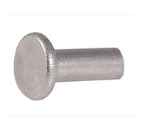Fall Off Not Rivets,Flat Head Solid Rivets Diameter Smooth Metric Percussion Riveting Fasteners(M8 x 40mm)(M8 x 50mm)