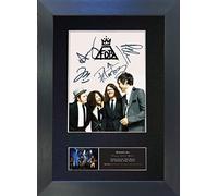 FALL OUT BOY Signed Autograph Mounted Photo Reproduction PRINT A4 Rare (297 x 210mm) #474 (Black Frame)