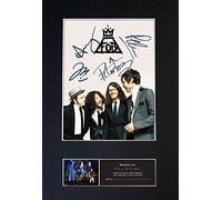 FALL OUT BOY Signed Autograph Mounted Photo Reproduction PRINT A4 Rare (297 x 210mm) #474 (Mount & Print (Not Framed))
