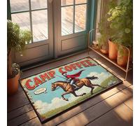 Fall Outdoor Welcome Mat Camp Coffee: A Knight'S Quest For The Perfect Brew Doormat Room Decor For Men Doormats With Funny Sayings(65X90CM)