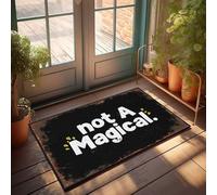 Fall Outdoor Welcome Mat Magic Moments: Where Fantasy Meets Reality Doormat Room Decor For Men Doormats With Funny Sayings(50X80CM)