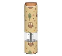 Fall Owls Yellow Electric Pepper Grinder Sea Salt Grinder