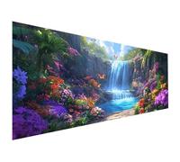 Fall Paint by Numbers Orchid Adult Paint by Numbers Canvas Kits, Paint-by-Numbers 40X100cm, DIY Color Oil Painting Acrylic Paints, Without Frame, Hobbies for Adults Women, Christmas Decorations L6-128