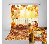 Fall Photo Backdrop Autumn Maple Leaves Photography Background Rustic Pumpkin Sunflower Kids Birthday Baby Shower Decorations Supplies Photo Props