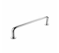 Fall Prevention Mobility Aid, Sloped Angled Chrome Stainless Steel Grab Bar for Shower Toilet Elderly Disabled Modern Bathrooms(43.5cm)