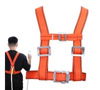 Fall Protection Harness - Adjustable Tree Climbing Gear, Multi-Functional Safety Harness, Restraint Ropes | Fall Arrest Equipment for Sports, Outdoors, Adventure, Work, Climbing, Hiking, Rescue