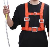 Fall Protection Harness - Long Lasting Safety Harness Fall Protection Kit | Versatile Faall Arrest Safety Device | Tree Climbing Equipment for Aerial Work, Air Conditioning Installation