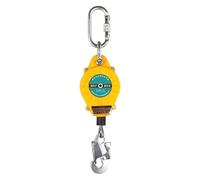 Fall Protection Self Retracting Lifeline, Retractable Lanyard for Roof & Tree House Construction, Auto Belay Device, 150KG Capacity, 15M Length ()