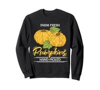 Fall Pumpkin Farm Fresh Pumpkins Hand-Picked Farmer Sweatshirt