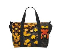 Fall Pumpkin Large Gym Bag 16 Inch Lightweight Carry On,Duffel Bag for Travel Sport, Mommy Hospital Bag