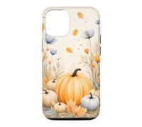 Fall Pumpkin Maple Leaf Flower Autumn Watercolor Aesthetic Case for iPhone 12/12 Pro