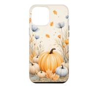Fall Pumpkin Maple Leaf Flower Autumn Watercolor Aesthetic Case for iPhone 12 Pro Max