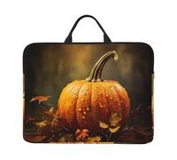 Fall Pumpkin Print 14in Laptop Case Sleeve Water-Resistant Portable Notebook Cover Bag For Office