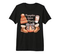 Fall Pumpkin Spice Mama Fall Autumn Womens Premium T-Shirt
