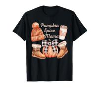 Fall Pumpkin Spice Mama Fall Autumn Womens T-Shirt