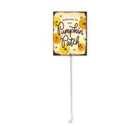 Fall Pumpkin Yard Stakes Decoration Welcome to Our Pumpkin Patch Yard Sign With Stakes 7 x 8.8 inch Set of 1, For Lawn, Garden