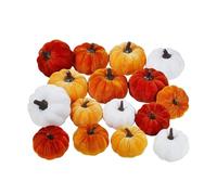 Fall Pumpkins - Mini Small Fake Pumpkin for Autumn Harvest,Holiday Seasonal Table Centerpiece Party Decoration for Halloween Fall Thanksgiving Harvest Embellishing Porch