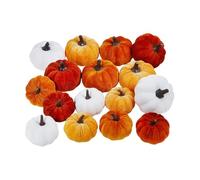 Fall Pumpkins | Realistic Mini Pumpkin Decor,Holiday Seasonal Table Centerpiece Party Decoration for Halloween Fall Thanksgiving Harvest Embellishing Porch