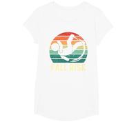 Fall Risk Balance Issues Man Women and Kids Funny Fall Risk T-Shirt, Girls, White, Small