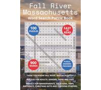 Fall River Massachusetts Word Search Puzzle Book: Think you know Fall River, Massachusetts? Puzzles for Adults, Seniors, Teens and Kids. Perfect for ... (Cities of Massachusetts Word Search Books)