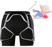 Fall-Safe Hip Protector, Washable Protective Pant Unisex Underpants Soft, Hip Pant Sponge Mat Soft Breathable Hip Fracture Protective Shorts Comfy and Secure Boxers A,XL