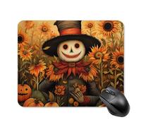 Fall Scarecrow Pumpkins Sumflower Mouse Mat Pad Small Gaming Mousepad Desktop Mousemat 20 * 25cm