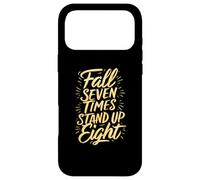 Fall Seven Times Stand Up Eight Inspiration Case for iPhone 17 Pro Max