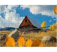 Fall Steamboat Springs Colorado Barn Autumn Pictures Jigsaw Puzzles for Adults and Educational Games Colorful Puzzles for Home Decoration_1000pcs