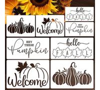 Fall Stencils Pumpkin Stencil Thanksgiving Stencils for Painting on Wood Fabrics Porch Hanger Fabrics Decor