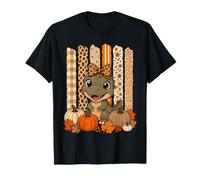 Fall T Rex Cozy Season Girly Coquette Thankful Thanksgiving T-Shirt