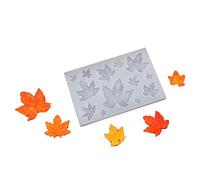Fall Thanksgiving Theme Silicone Mold Scented Pumpkin Maple-Leaf Fondant Fondant Cake Decoration Molds Thanksgiving Theme Maple-Leaf Silicone Cupcake Decoration