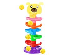 Fall Tower Balls: Cute Stacking Tower Toy 6 Layers with Rolling Balls, Preschool Learning Games, Detachable Portable Educational Supplies for Early Development Daycare in