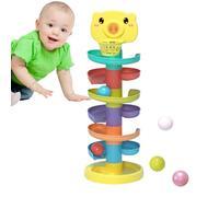 Fall Tower Toy - Stackable Ball Ramp, Creative Sustainable Learning Game Activity Set | Cute Teaching Motor Training for