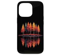 Fall Trees Forest Landscape Lake Reflection Scene Case for iPhone 13 Pro