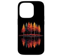 Fall Trees Forest Landscape Lake Reflection Scene Case for iPhone 14 Pro